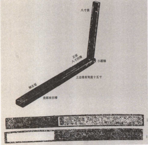 Figure 17. Miniature bronze guibiao unearthed from the Eastern Han tomb in Yizheng [15].