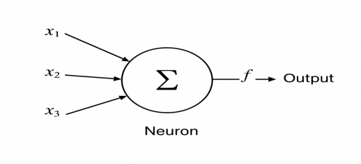 Figure 1. the structure of a single neuron in a neural network
