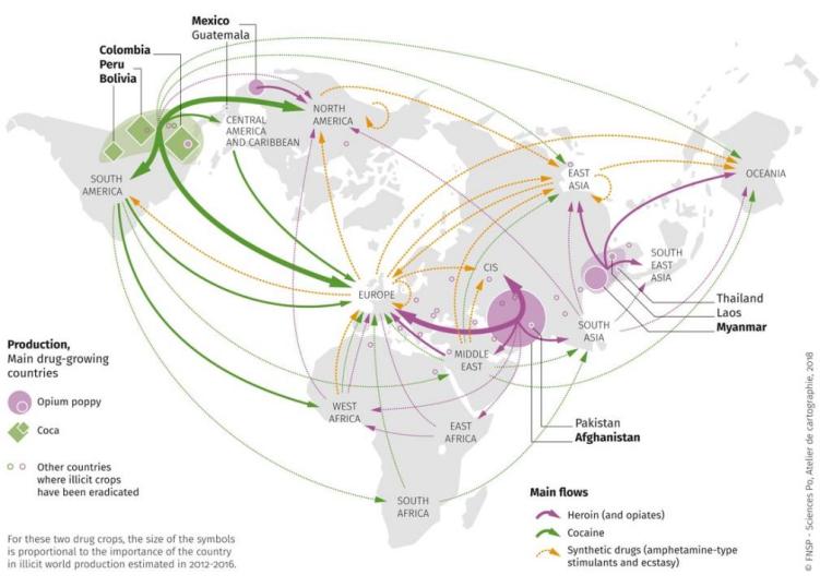 Figure 1. Multidirectional Global Mobility Corridors Illustrating Dense, Overlapping Transnational Flows