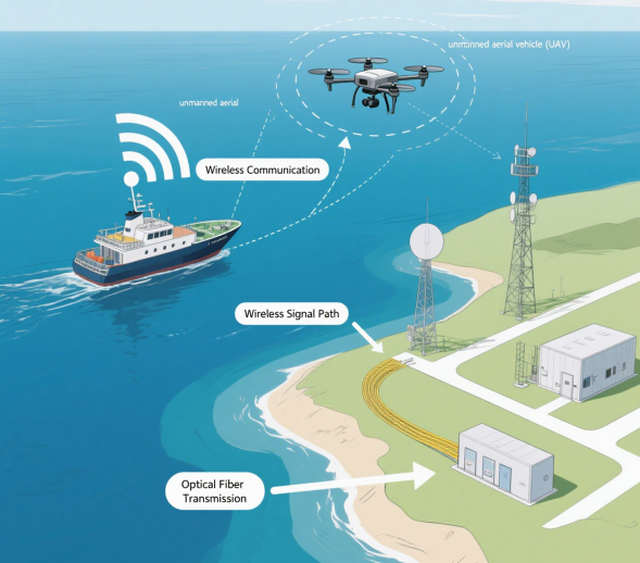 FIGURE 1. Maritime Communications Signaling Architecture