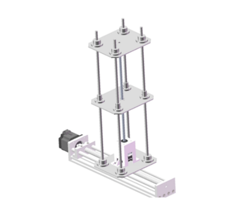 Figure 2. Cross-Double Branch Cantilever Oscillation Energy Collector