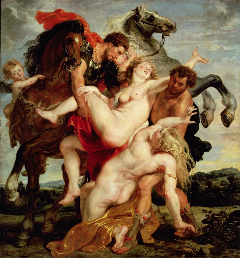 Figure 2. Peter Paul Rubens, The Rape of the Daughters of Leucippus, 1618. Oil on canvas. Alte Pinakothek, Munich.