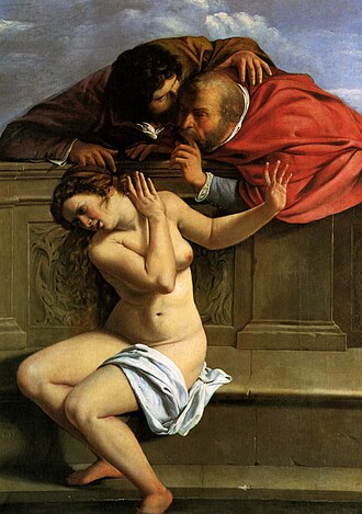 Figure 4. Artemisia Gentileschi, Susanna and the Elders, 1610. Oil on canvas. Schloss Weißenstein, Pommersfelden.