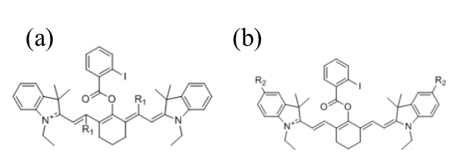 Figure 3. (a) electron withdrawing group  (b) electron donating group.
