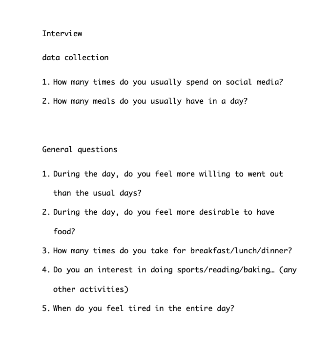 Figure 4.  Interview