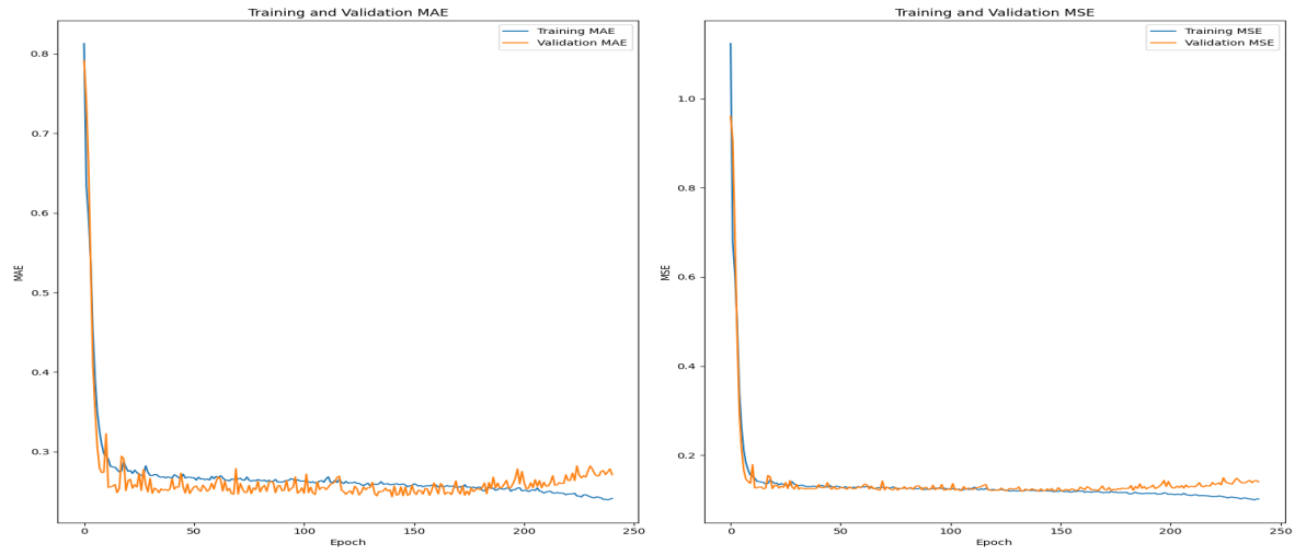 Figure 4. MSE and MAE Indicators