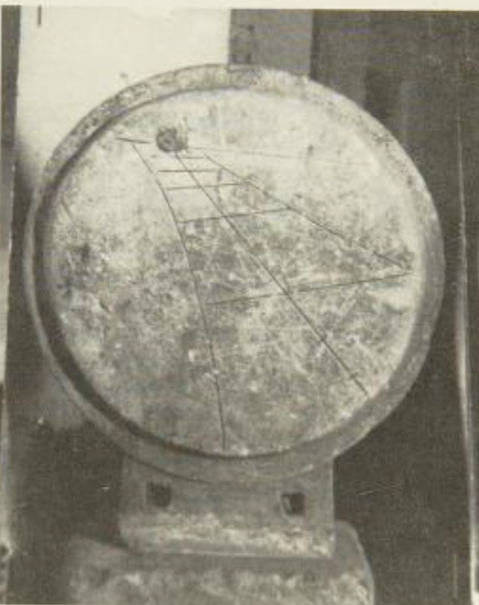 Figure 7. Meridian sundial. Gibbs, Plate 60, p. 367 [8].